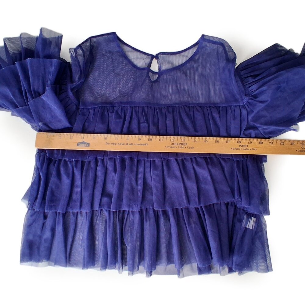Jasmin Shokrian Silk Pencil Skirt Blue Embroidered Plus Sign 2 Piece Lot SZ 10 L - Picture 5 of 16